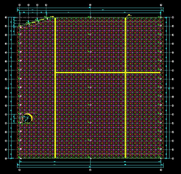 瑞昌东营金岭化工大王煤棚网架