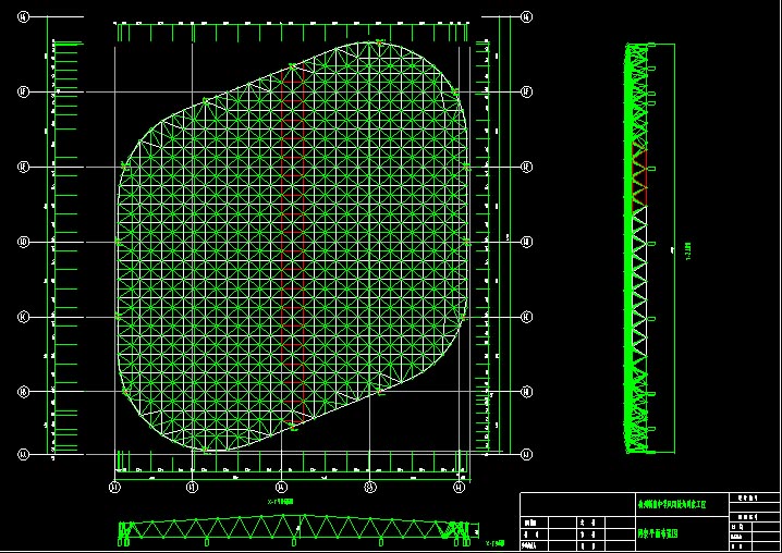 瑞昌杭州转塘中学网架设计